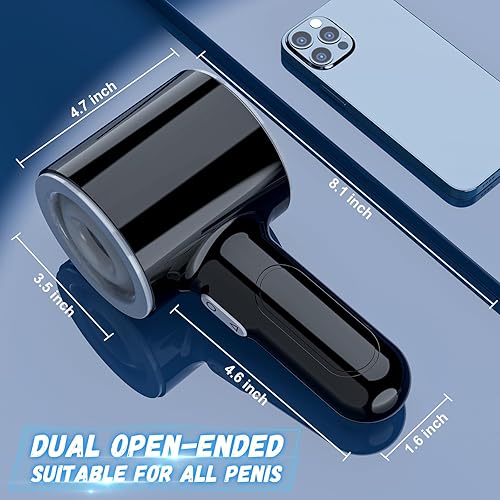 Miniatura 6 de Masturbador masculino automático, Foreglad Stroking Masturbadores masculinos con 7 potentes modos de empuje y vibración, máquina de mamada de