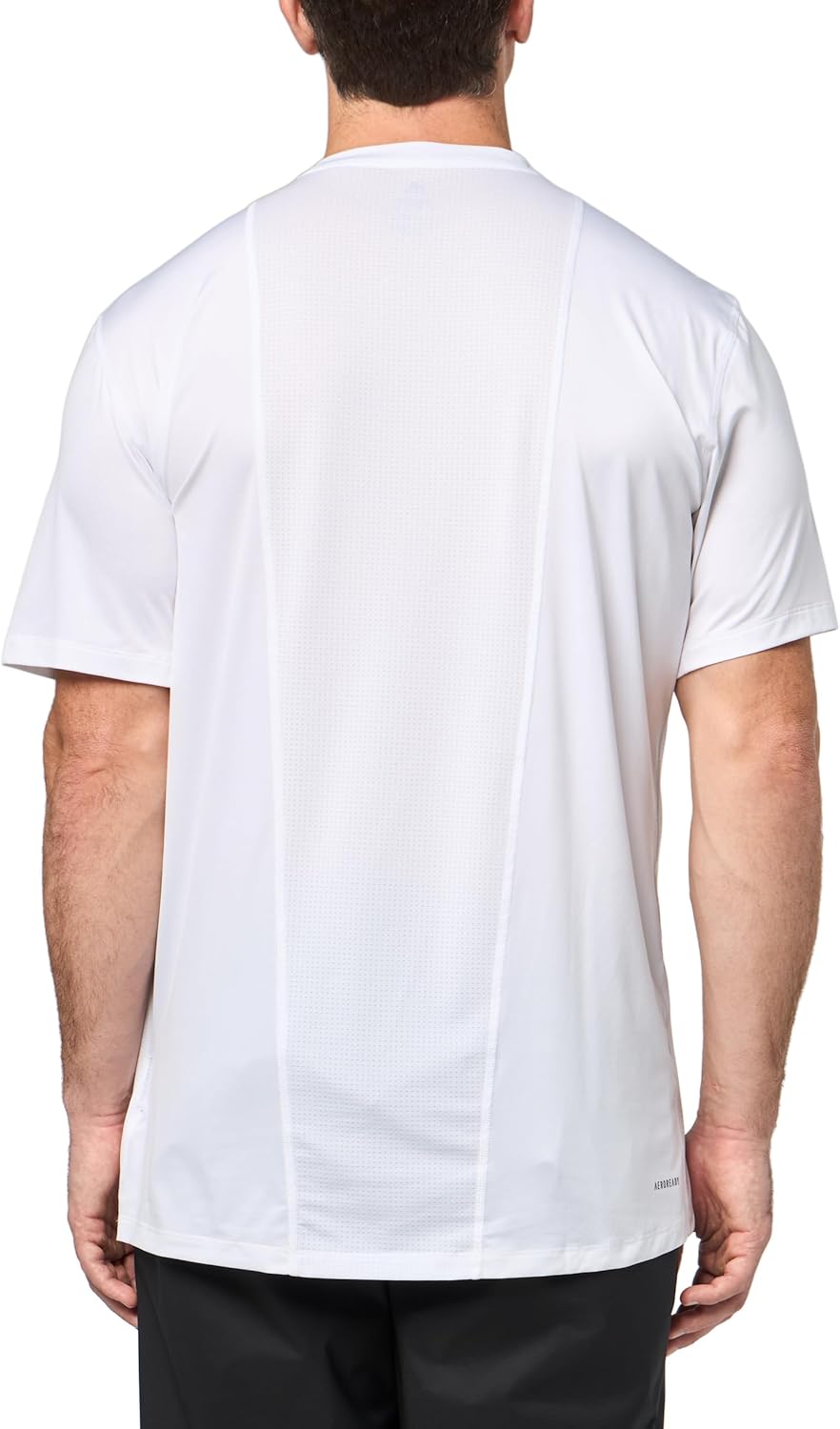 adidas Mens Techfit Fitted Short Sleeve 3-Stripes Top