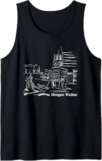 Official Morgan Wallen Illustrated Tank Top