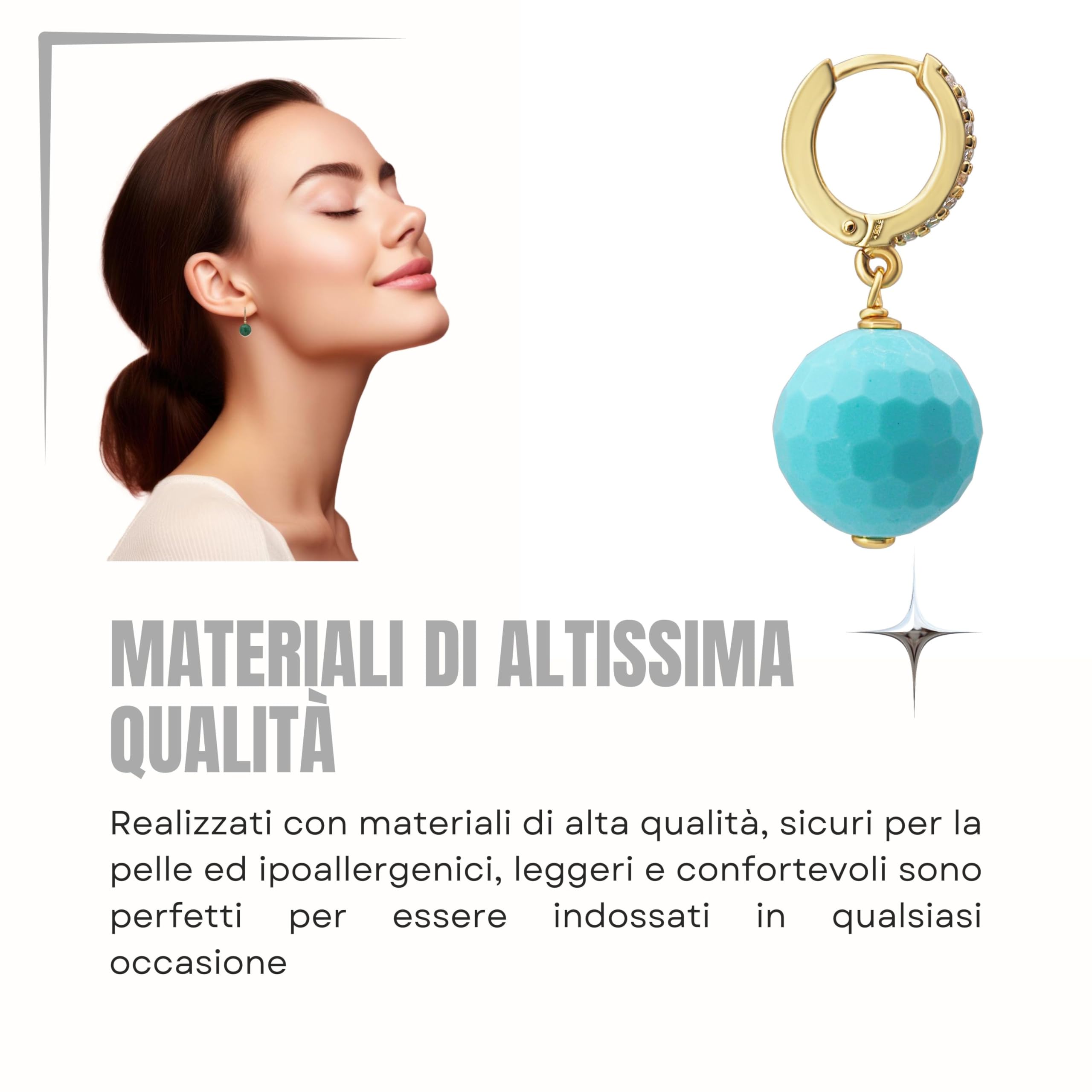 MISIS Orecchini Donna Pendenti in Argento 925 Made in Italy | Orecchini Lunghi Donna Eleganti, Ideali per ogni Occasione |
