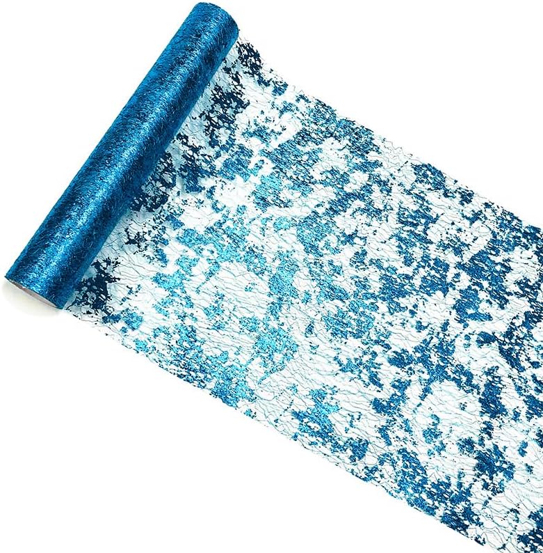 Metallic Gold fine mesh Table Napkin Rolls, Shimmering, Gold Table Decorations for Event Parties, Weddings, Birthday Parties, Christmas and More. (Coffee Rose Gold, 2 Pieces (60 feet Each))