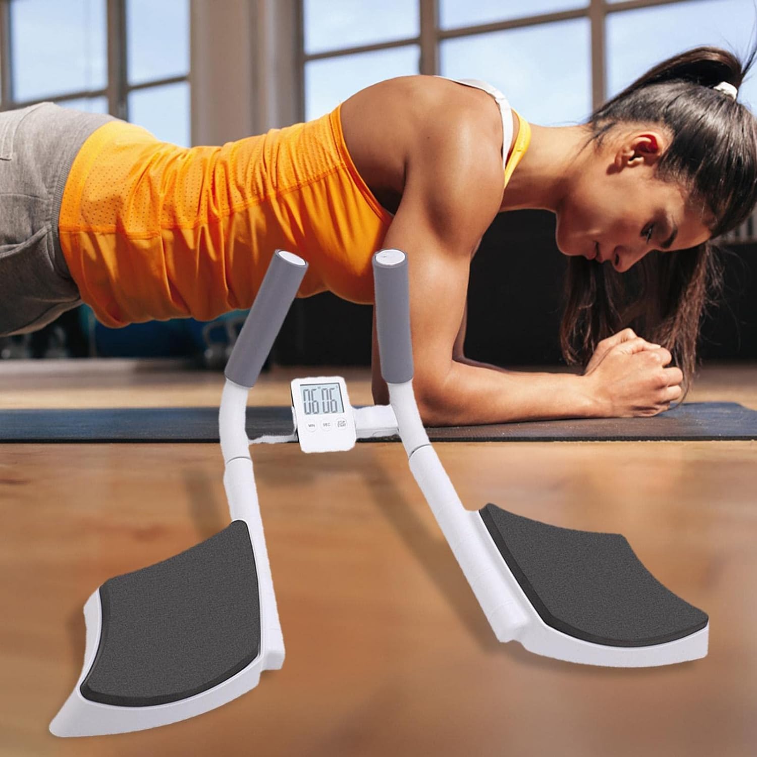 MAHVIW Plank Trainer | Abdominal Trainers AB Workout Machine | Portable Fitness Equipment with LCD Timing Display | Plank Muscle Trainer Cruncher for Waist Abs Buttocks || Pack of 1 (B0D2K5BQJW) Amazon Price History, Amazon Price Tracker