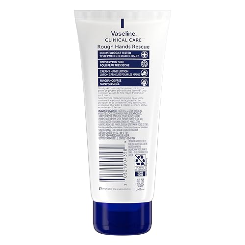 Miniatura 2 de Vaseline Clinical Care Rough Hands Rescue - Crema curativa de manos para manos secas y agrietadas, loción de manos para mujeres y hombres, sin