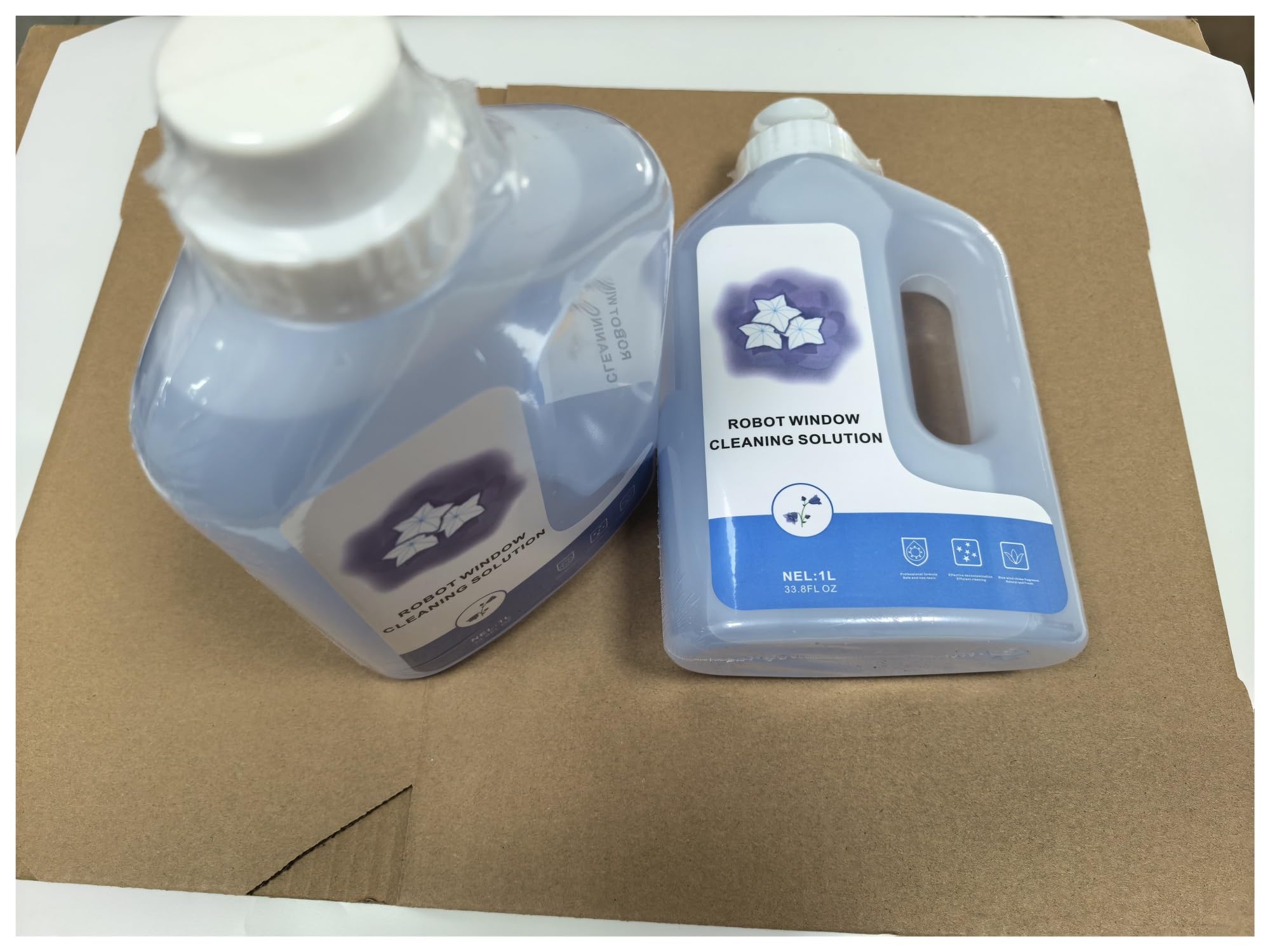 1 litro di detergente for vetri, liquido for la pulizia dei vetri. Compatibile con ECOVACS WINBOT W1 PRO