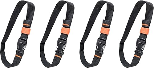 Miniatura 2 de GEAR AID Correas de utilidad con hebilla de liberación lateral, asegura y comprime camping, ciclismo, caza, equipo de navegación, varios tamaños