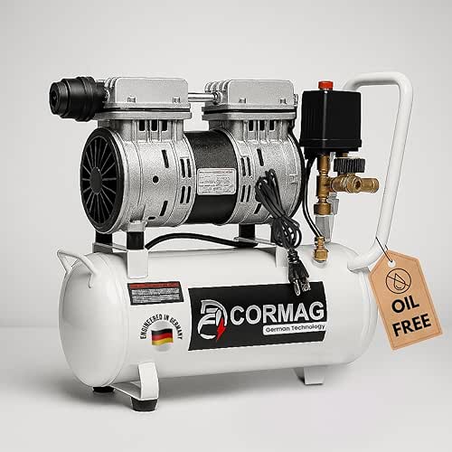 Electric Air Compressor - 120V Tire Inflator with Tank |