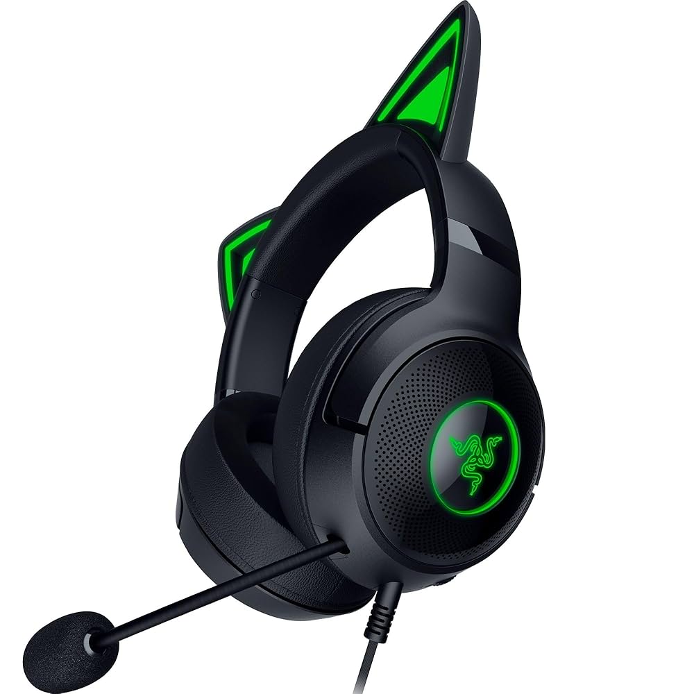 Razer kraken kitty Black ヘッドセット Razer Kraken Kitty V2 Black クラーケン キティーブイツー