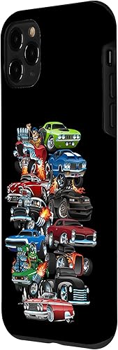Vista 77 de Funda para iPhone 13 Hotrods, autos clásicos, coches musculosos y carros de carreras