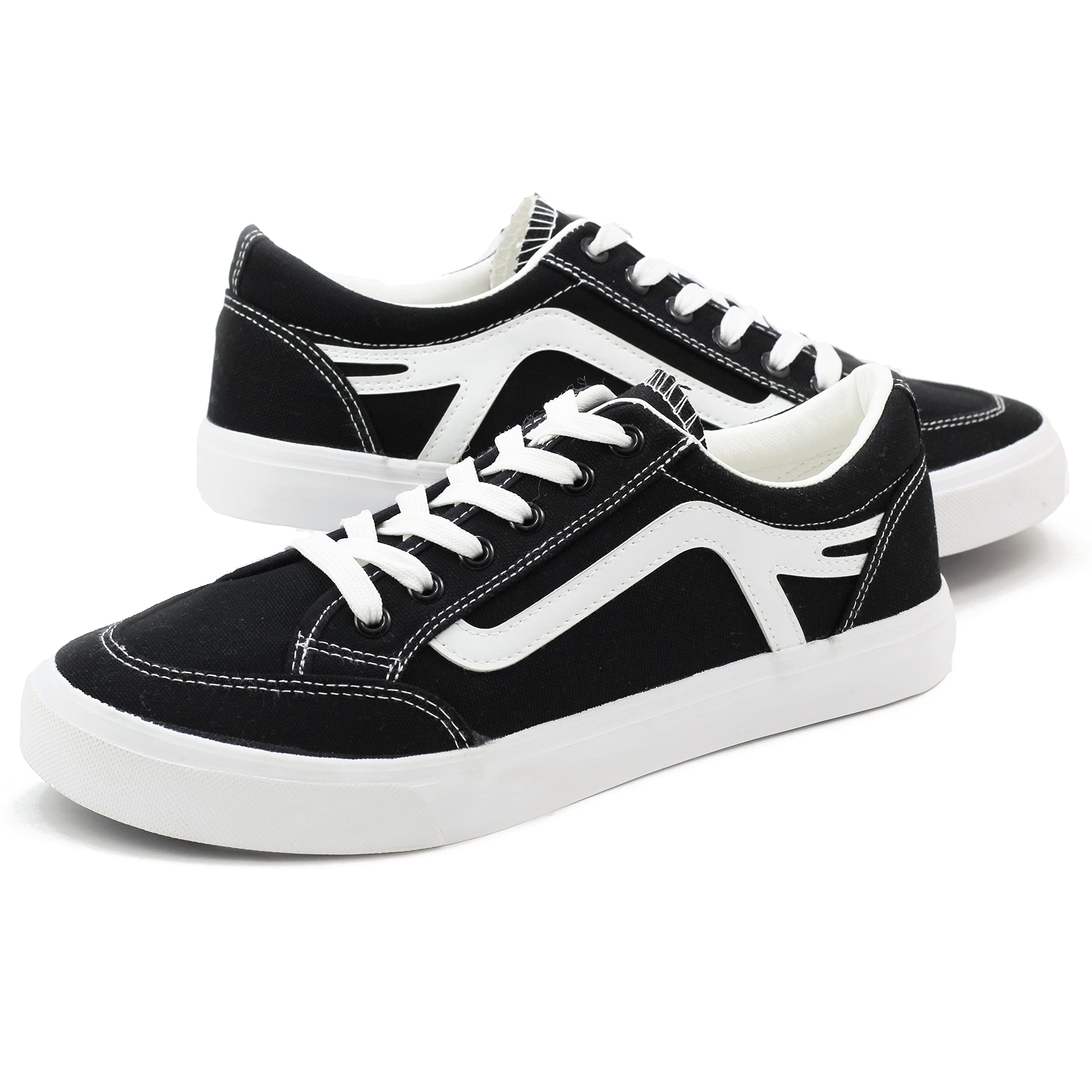 TrenDuty Street Smart Old Skool Sneakers Black 9.5 UK (B0C3GXJ8K9) Amazon Price History, Amazon Price Tracker