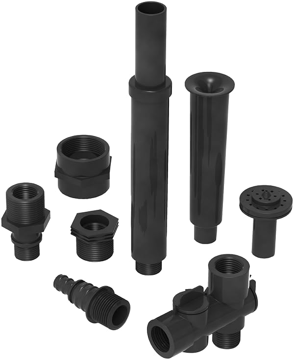 Algreen Products 92300 Fountain Nozzle Component Kit for Statuary Fountain Pumps and Pond Pumps, 3/4-Inch and 1/2-Inch by Algreen Products - Used condition - CA$13.40