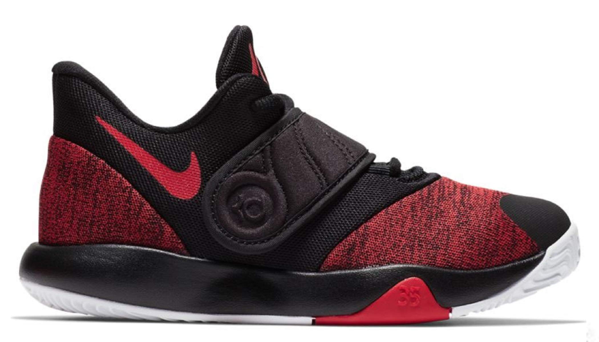 Nike KD Trey 5 VI (PS) Boys Basketball-Shoes AH7173-006_11C - Black/University RED-White