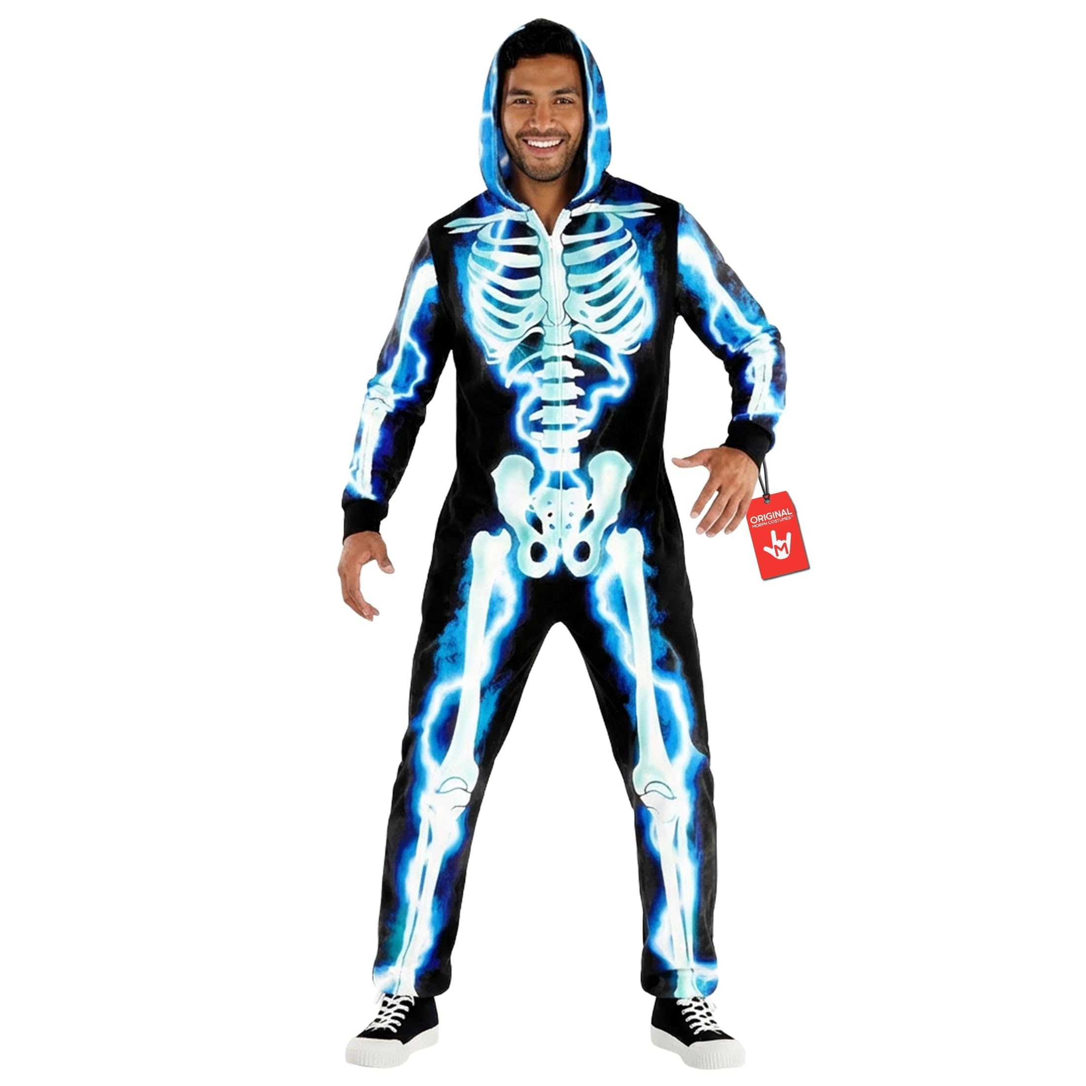 Morph Disfraz Esqueleto Hombre, Disfraz Halloween Hombre