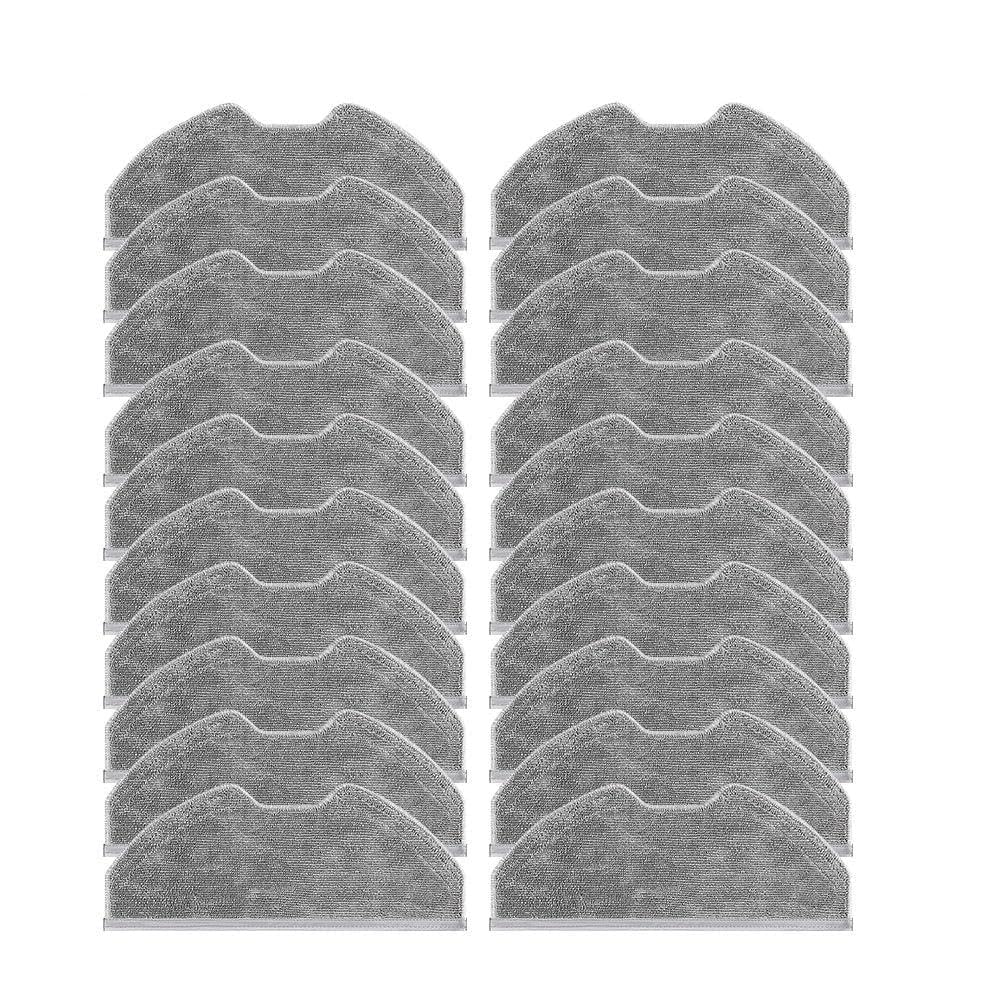 Pièces De Rechange for Aspirateur Robot, Compatibles avec Eufy X8 Pro Ses, Chiffons De Vadrouille, Conception Réutilisable Et Lavable(20pcs mop)