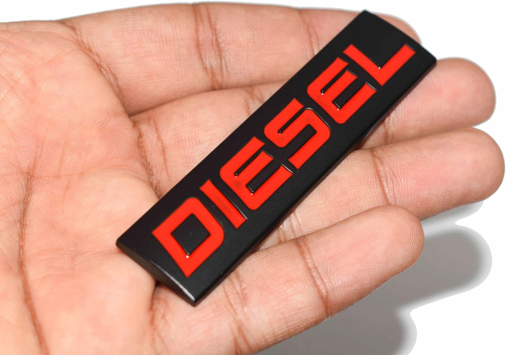 Incognito Diesel Sticker for Car Fuel Tank, Metal (Black)