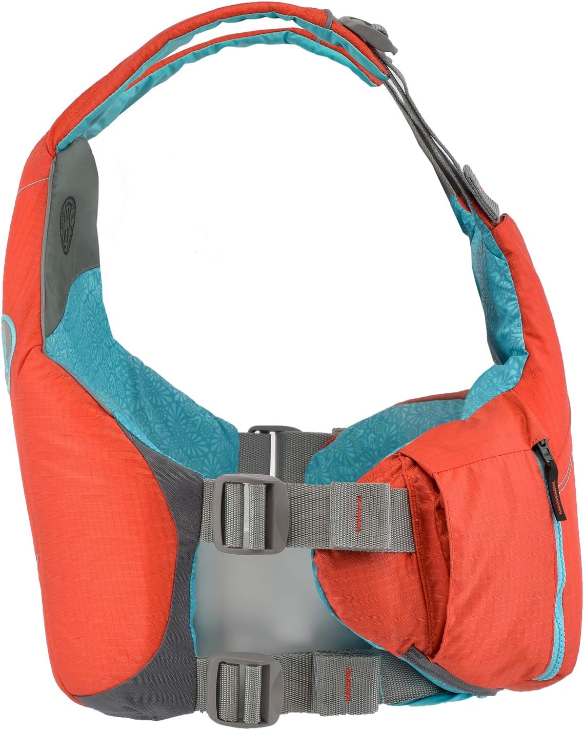 Astral YTV Life Jacket PFD for Whitewater, Tour, Sailing, and Stand Up Paddle Boarding, Hot Coral, Small/Medium
