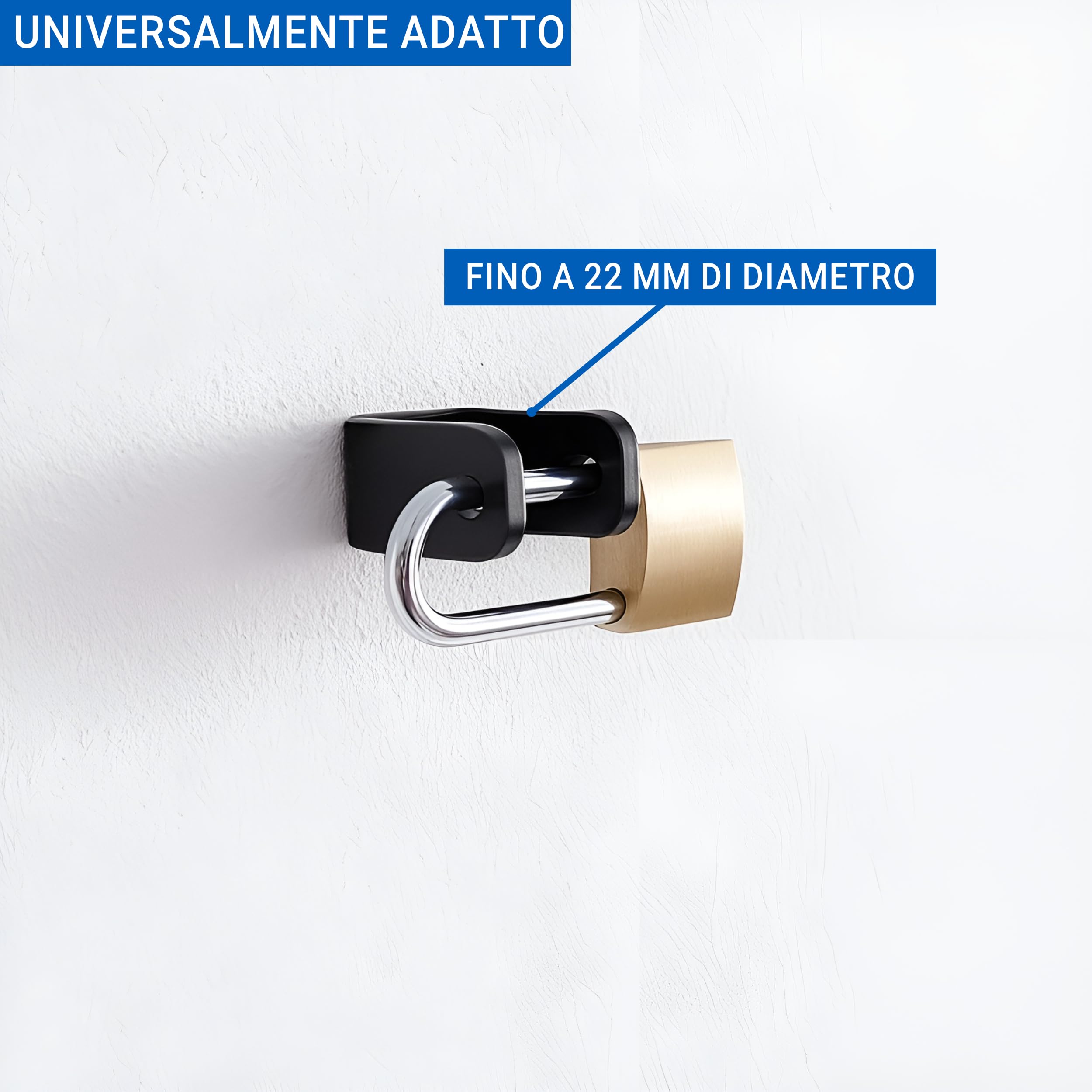 Antifurto Tipo 2 con Serratura - Antifurto per cavo di Ricarica sulla Wallbox, adatto per cavi fino a 22 mm di diametro