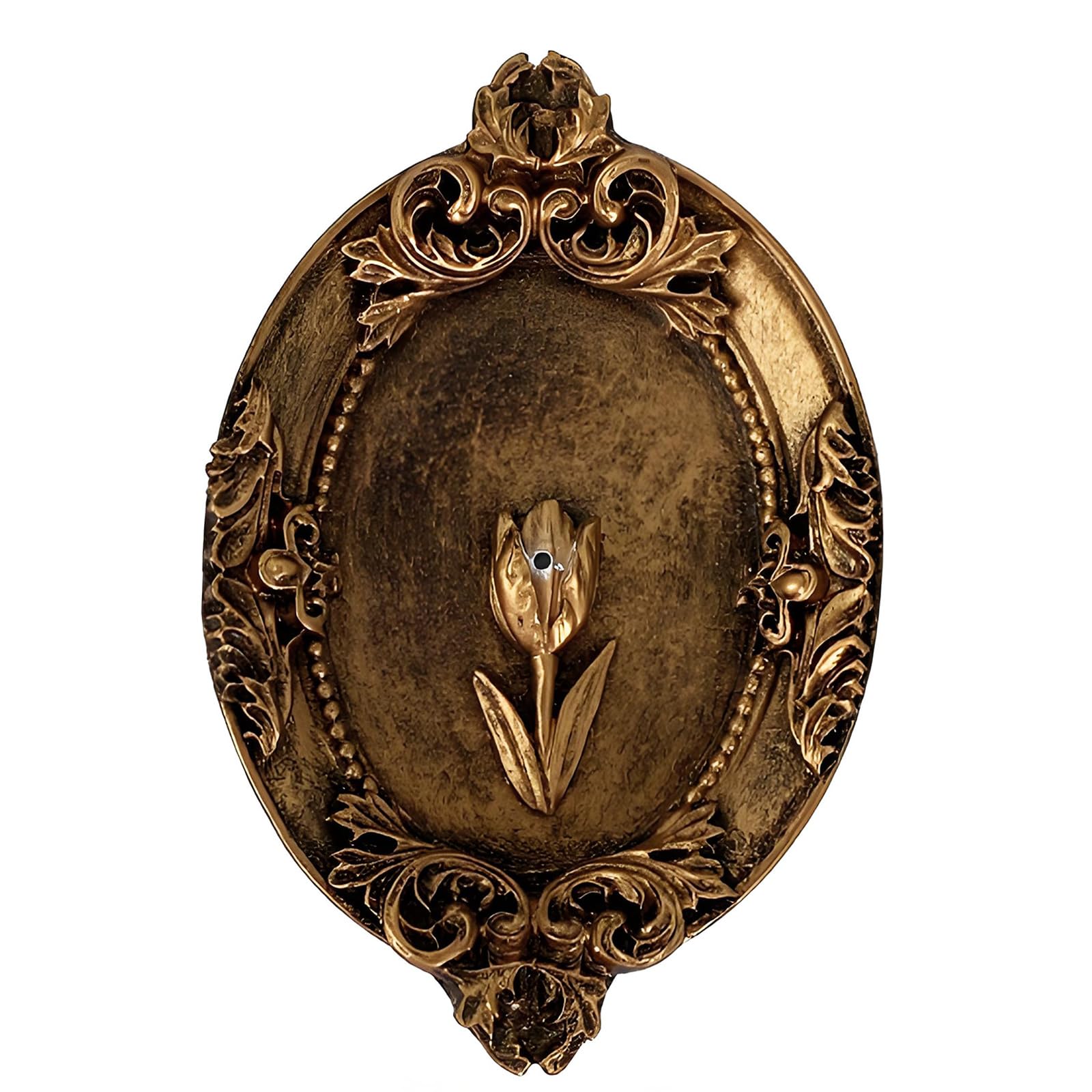 Nucelit Antique Bronze Resin Stick Holder for Home Decor and Use Incenses Stick Burners