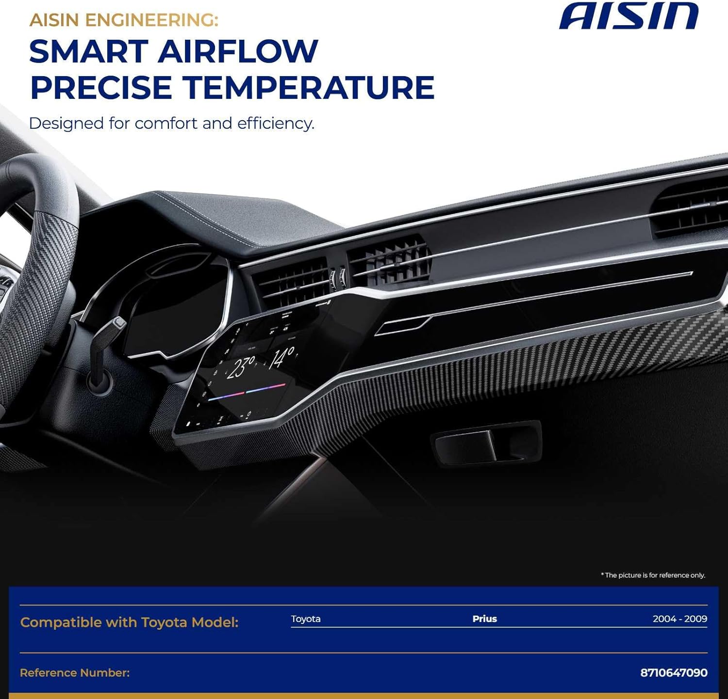 AISIN AFTERMARKET BDAMB-00273 Main HVAC Air Door Actuator - Compatible with Toyota Prius 2004-2009 - Mode