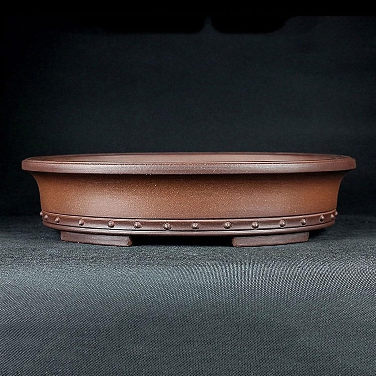 Outdoor Indoor Garden Plant Pots Large Plant Container Oval Alabaster Flower Pot Landscape Decoration Bonsai Flower Pot Plum Pine Cypress Orchids Special Pot Plant Container Accessories image 3