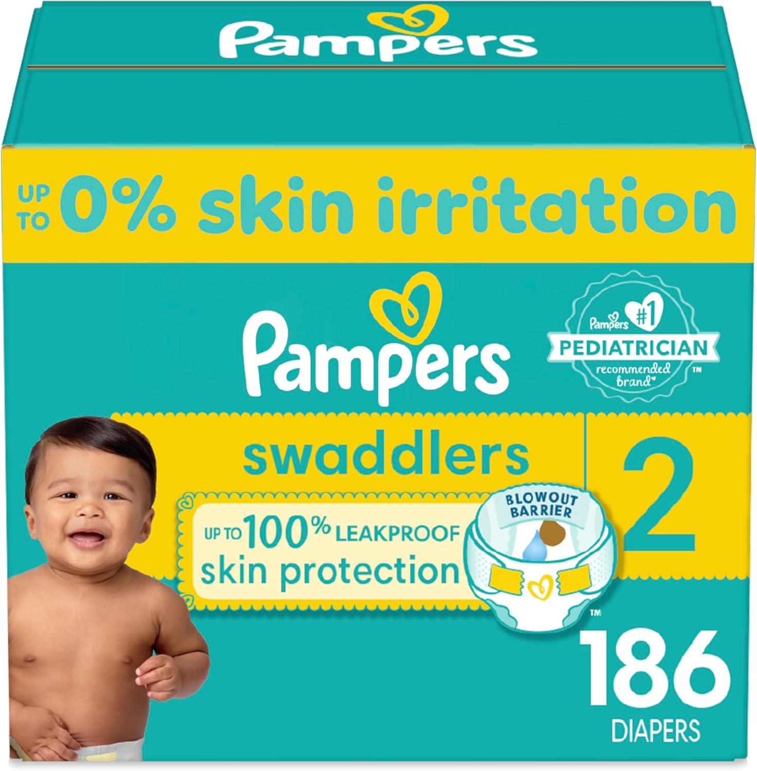 Pampers Swaddlers Disposable Diapers