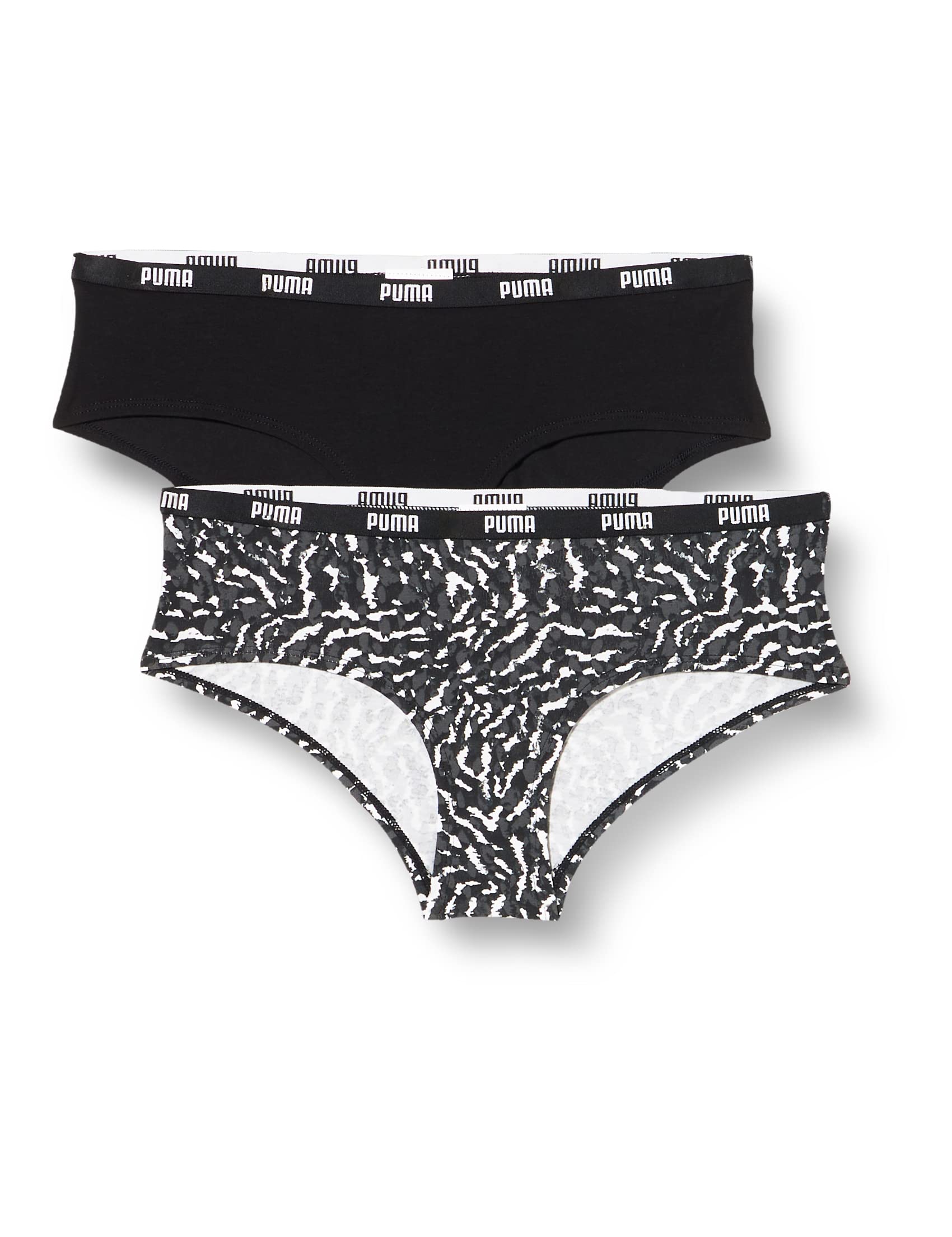 PUMAWomen's Printed Hipster Panties (Pack of 2)