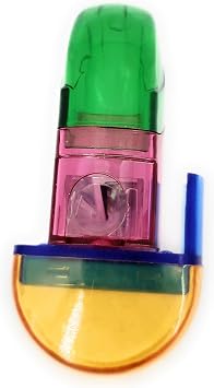 2 IN 1 Pencil Sharpener and Eraser Combo - 2 included in package