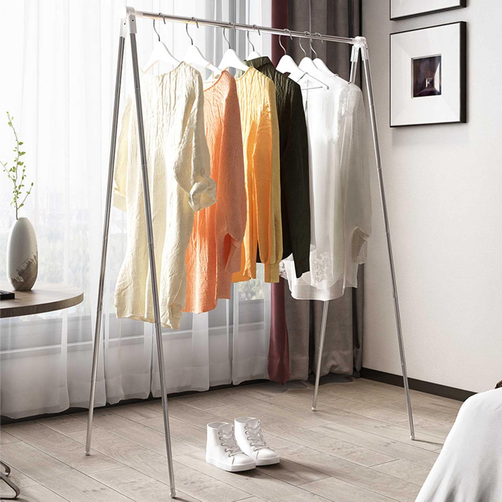 最終価格　ハンガーラック　洋服　お洒落　idee コンランショップ Amazon｜REENEW ハンガーラック 頑丈 パイプハンガーラック