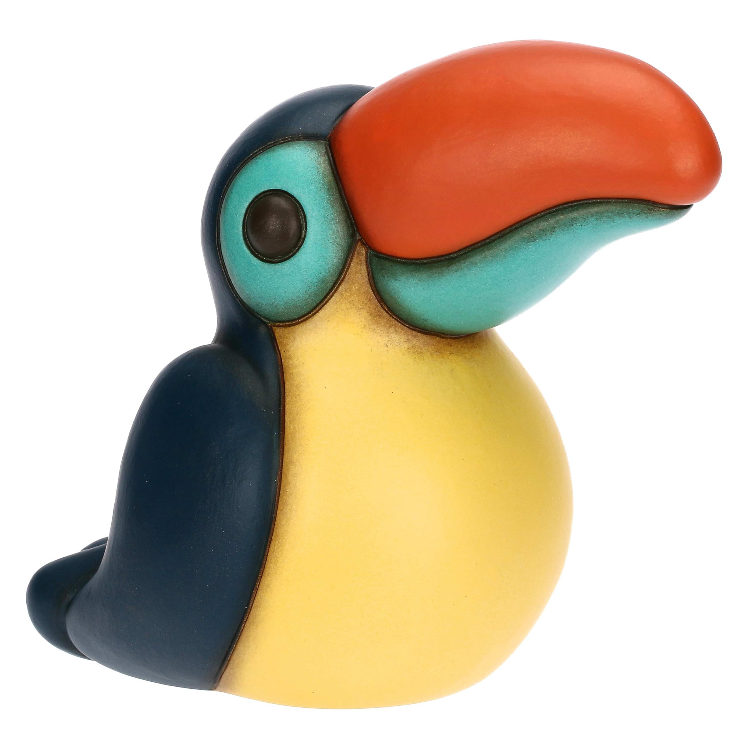 THUN - Tucano grande - ceramica - Collezione Icone - 9,8 x 16,5 x 14,6 cm