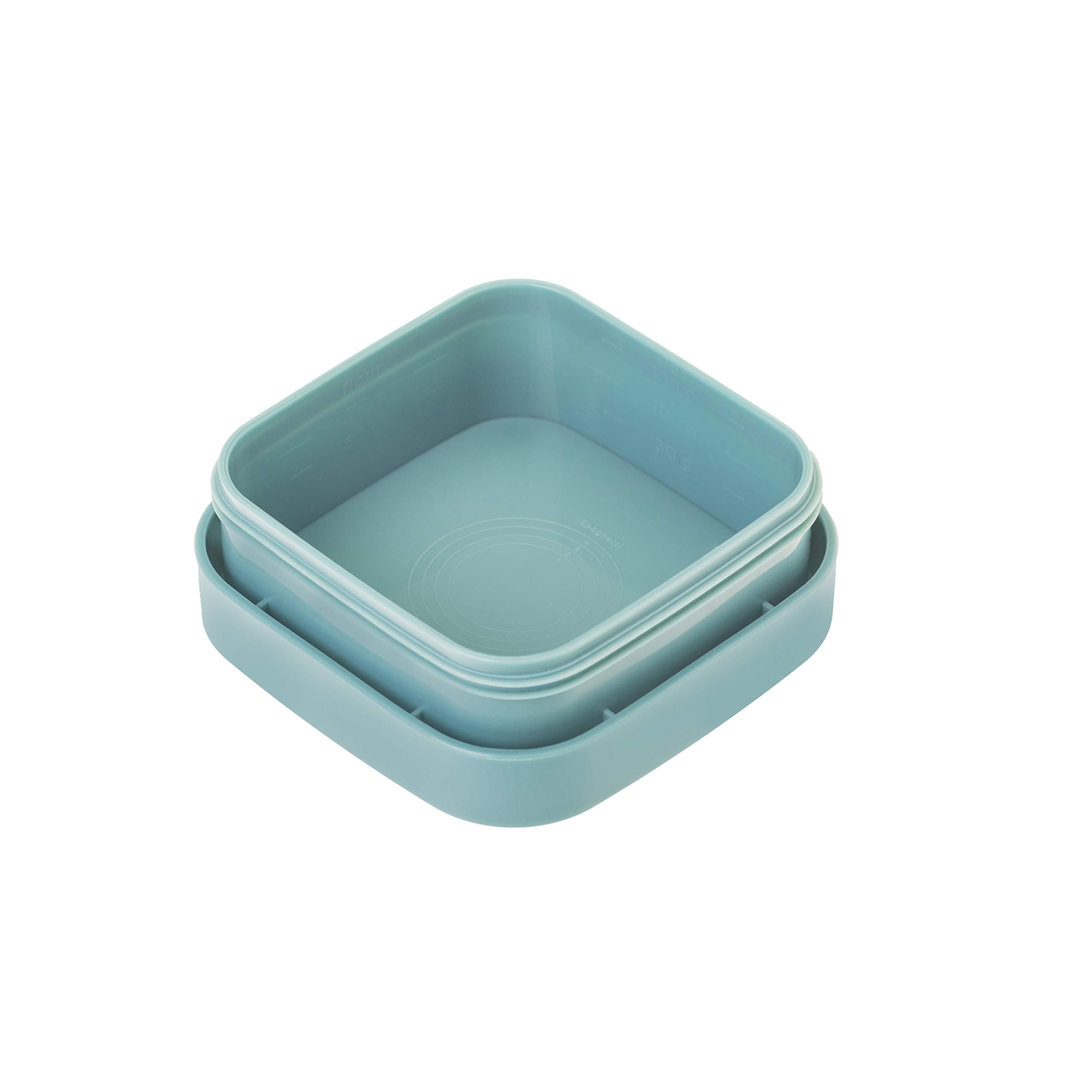 VIGAR - Set di 5 contenitori - 1,9 L + 1,2 L + 800 ml + 500 ml - Homey - Organizzatori ed ermetici con silicone - Con plastica priva di BPA - Blu, Grigio e Rosa
