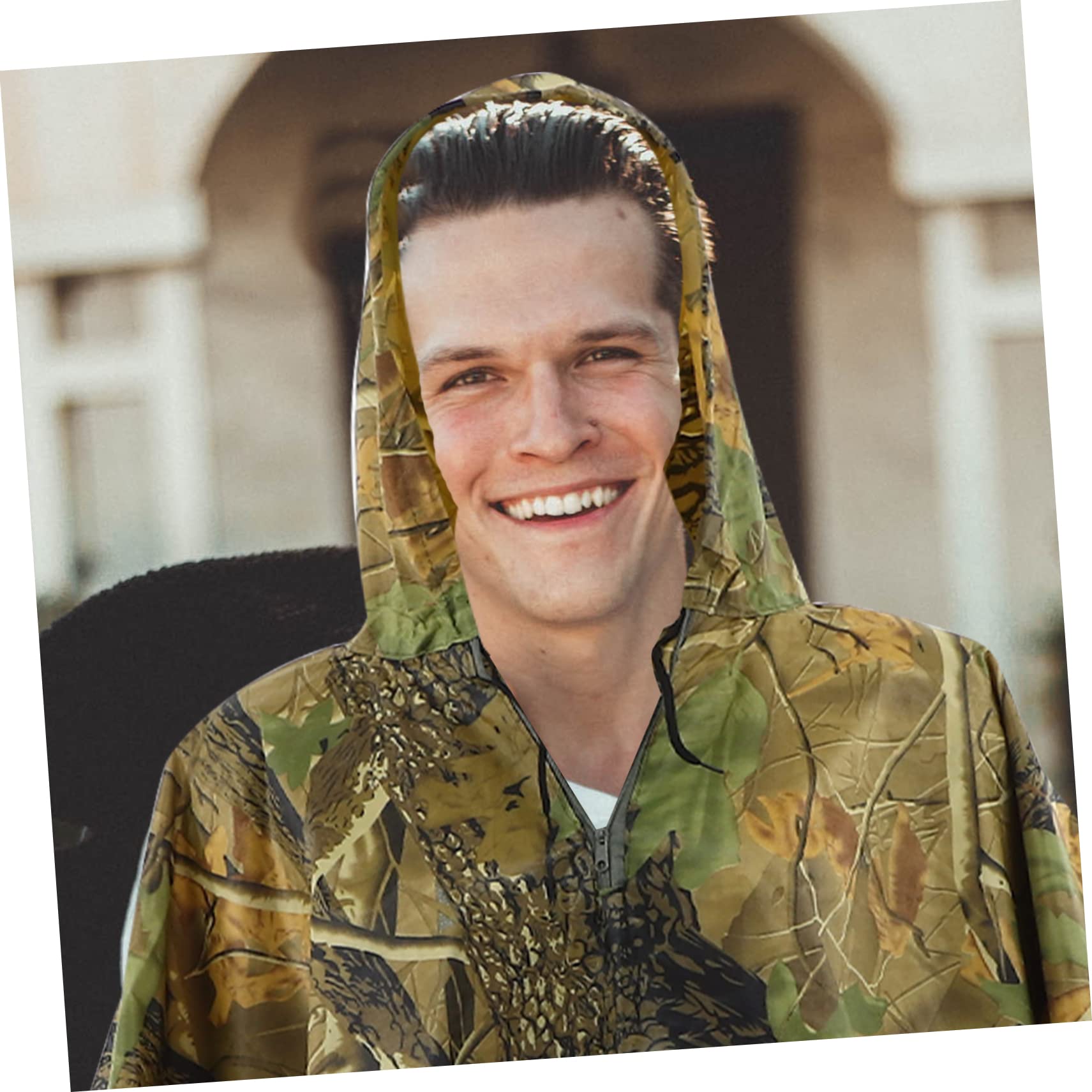 FOMIYES Poncho de Pluie Accessoire Pluie Décorative Poncho Militaire Résistant à L'usure Polyester et Pvc Rapide Séchage pour Activités en Plein Air