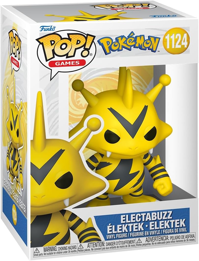 Pop! Games: Pokemon - Electabuzz - Collectable Vinyl Figure - Gift Idea - Official Merchandise - Toys for Kids & Adults - Video Games Fans - Model Figure for Collectors and Display