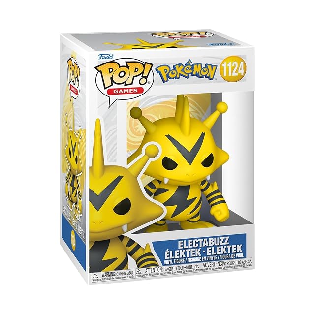 Funko Pop Games: Pokemon - Electabuzz - Figura de Vinilo Coleccionable - Mercancía Oficial