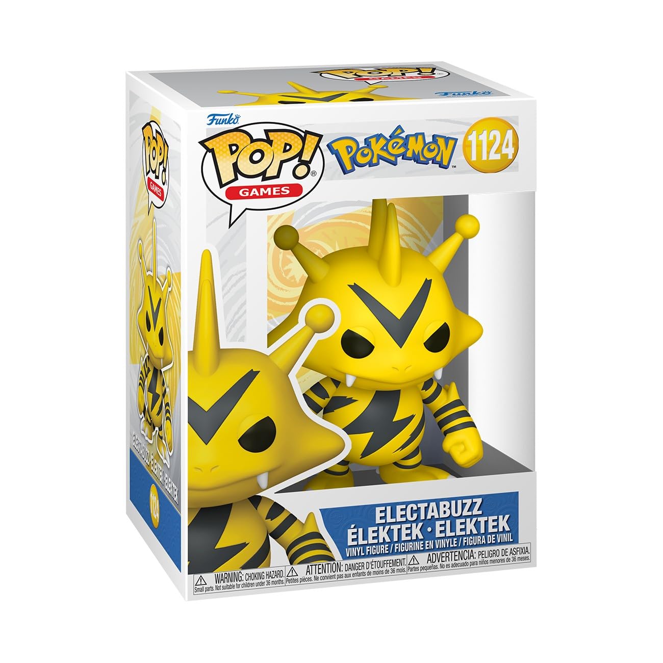 Funko Pop Games: Pokemon - Electabuzz - Figura de Vinilo Coleccionable - Idea de Regalo - Mercancía Oficial - Juguetes para niños y Adultos - Figura Modelo para coleccionistas y exhibición