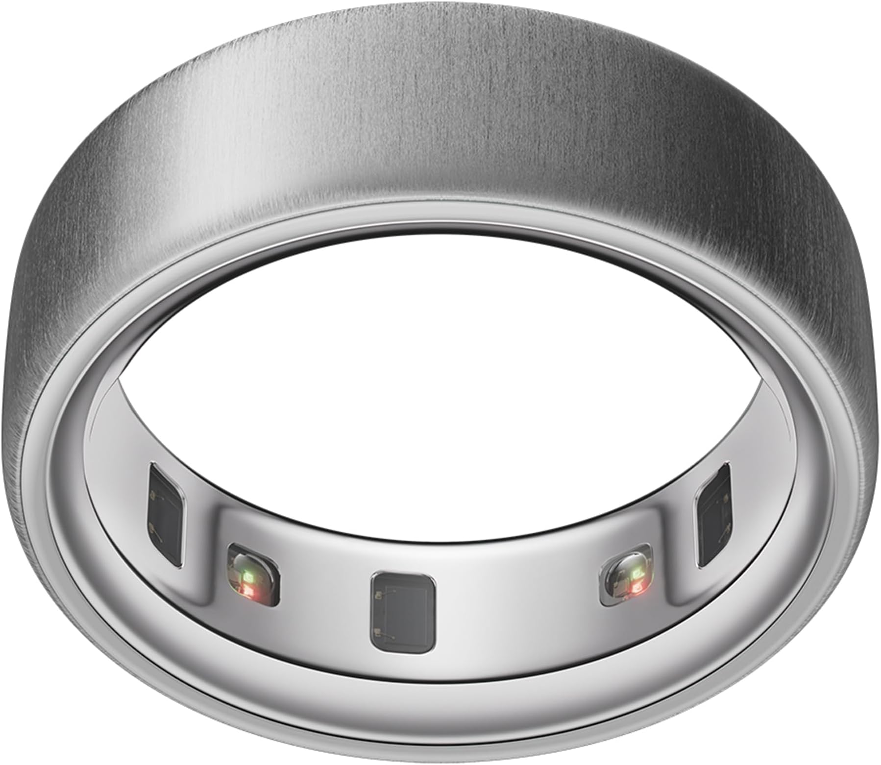 OURA Ring 4 - Brushed Silver - Size 12 - Smart Ring | Size First Ring 4 Sizing Kit | Sleep Tracking Wearable - Heart Rate - Fitness Tracker - Up to 8 Days Battery Life