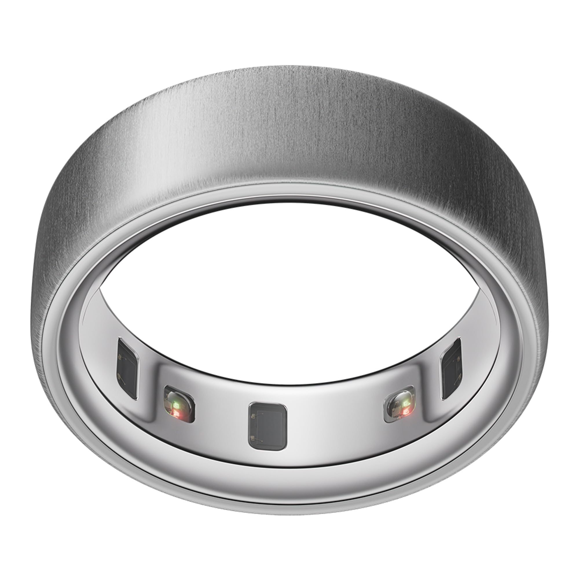 OURA Ring 4 - Brushed Silver - Size 14 - Smart Ring | Size First Ring 4 Sizing Kit | Sleep Tracking Wearable - Heart Rate - Fitness Tracker - Up to 8 Days Battery Life