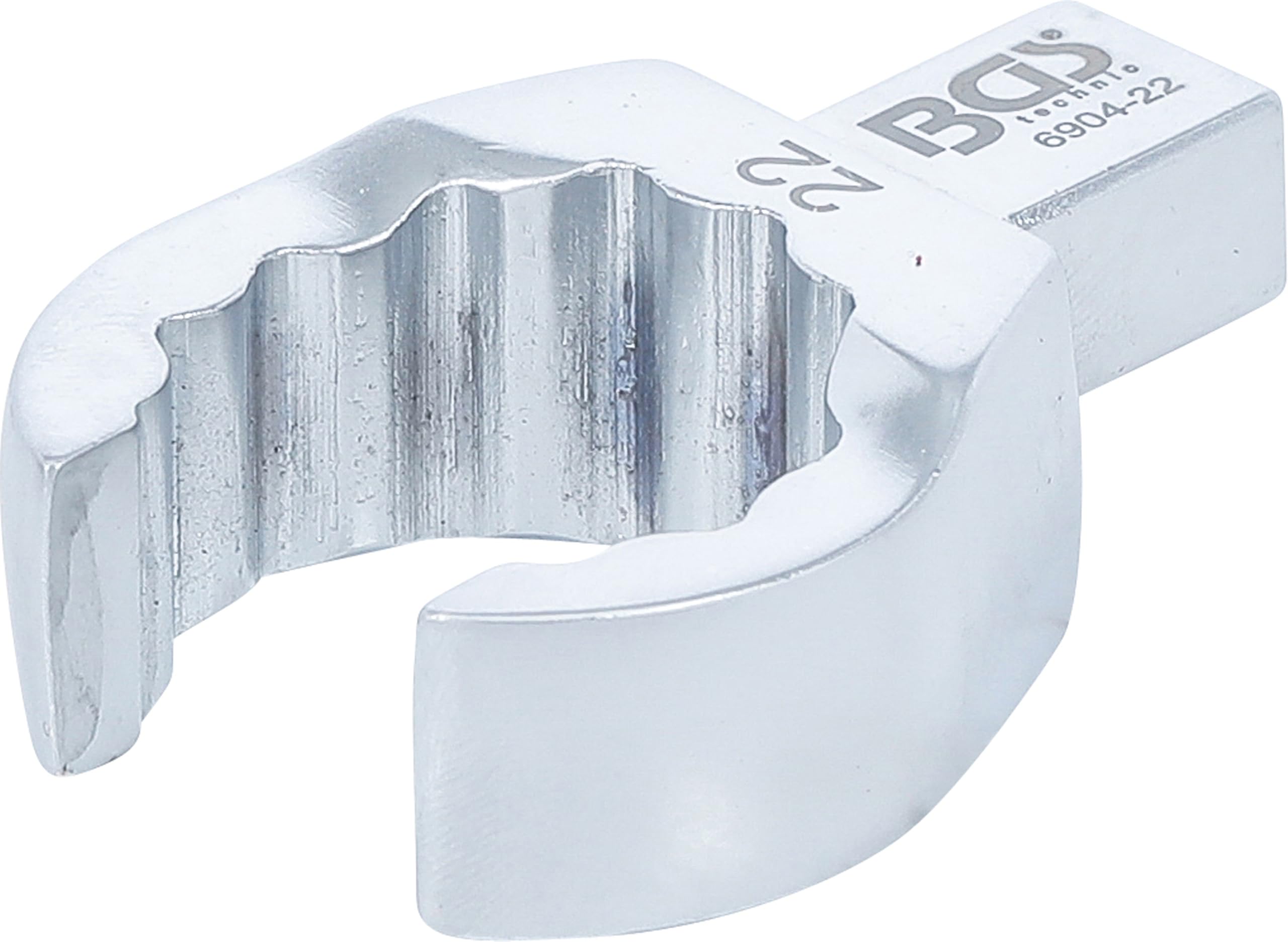 BGS 6904-22 | Klucz wtykowy oczkowy | otwarty | 22 mm | mocowanie 9 x 12 mm
