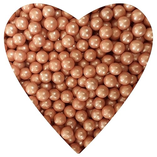 Miniatura 5 de COOL MOM SPRINKLES Gránulos de azúcar de cristal de oro rosa (4 onzas)  Gránulos temáticos para decorar pasteles, cupcakes, galletas y postres