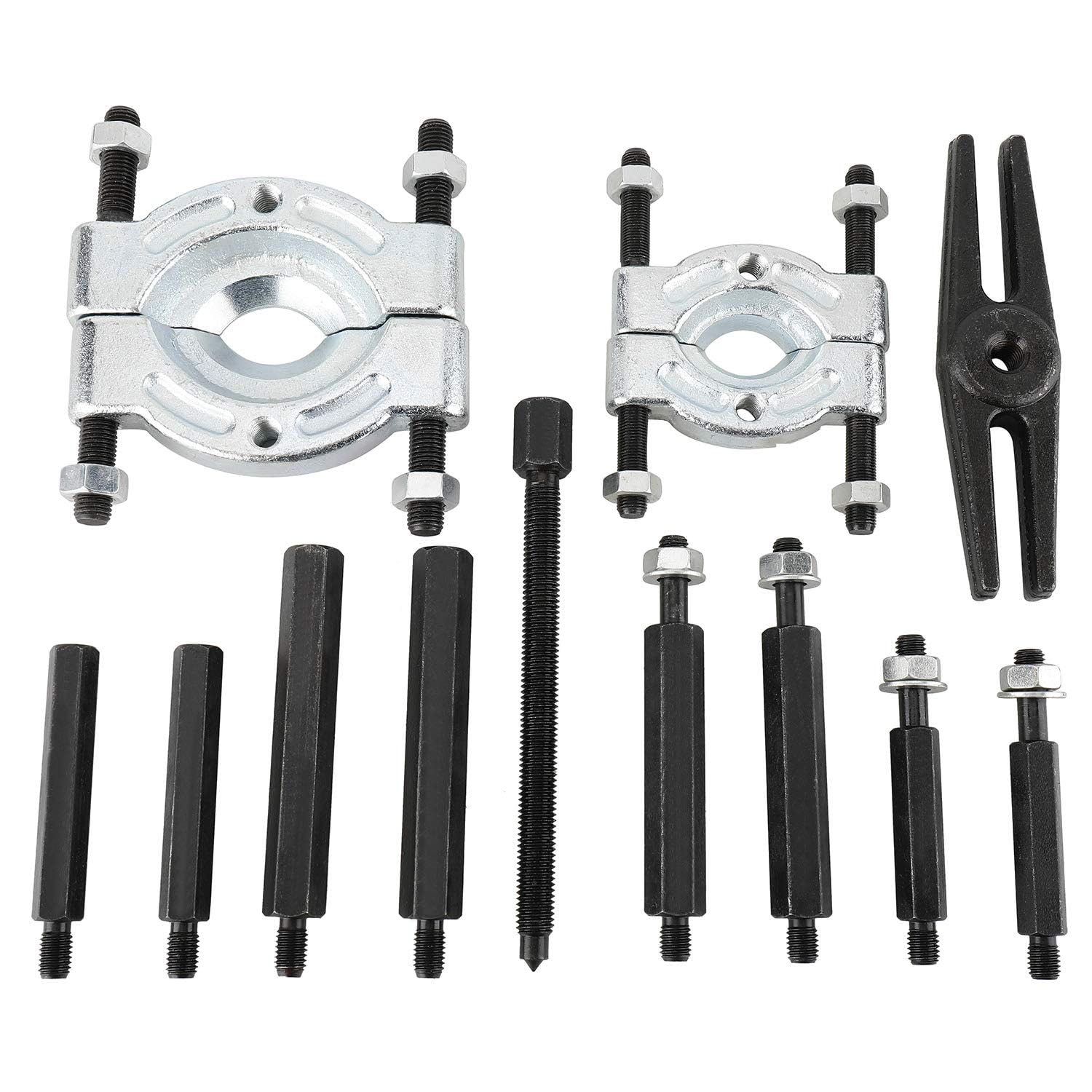 BOOMSTART Lot de 12 extracteurs de roulement - Extracteur de roue polaire - Jeu de lames de séparation - Outil pour réparation de moyeu de roue de voiture