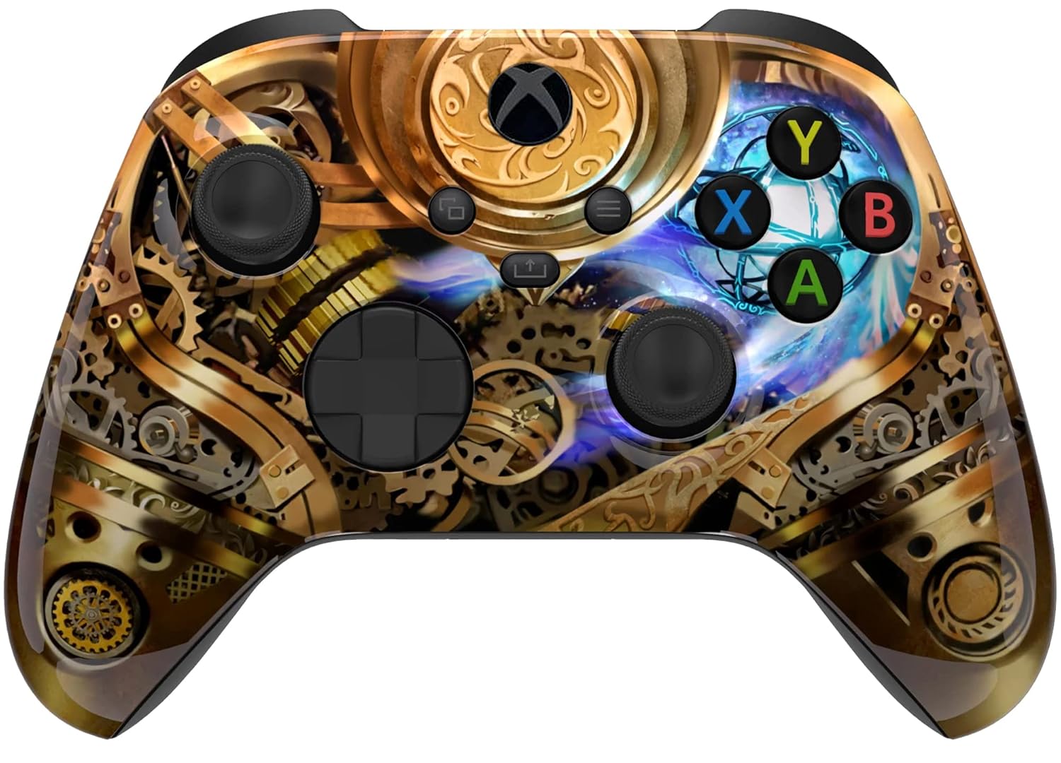 Silent Modz Rapid Fire Custom Wireless Modded Controller for Microsoft Xbox Series X|S, Xbox One, Mobile & PC - Works on All Shooter Games (Modded w/No Grips, Black)