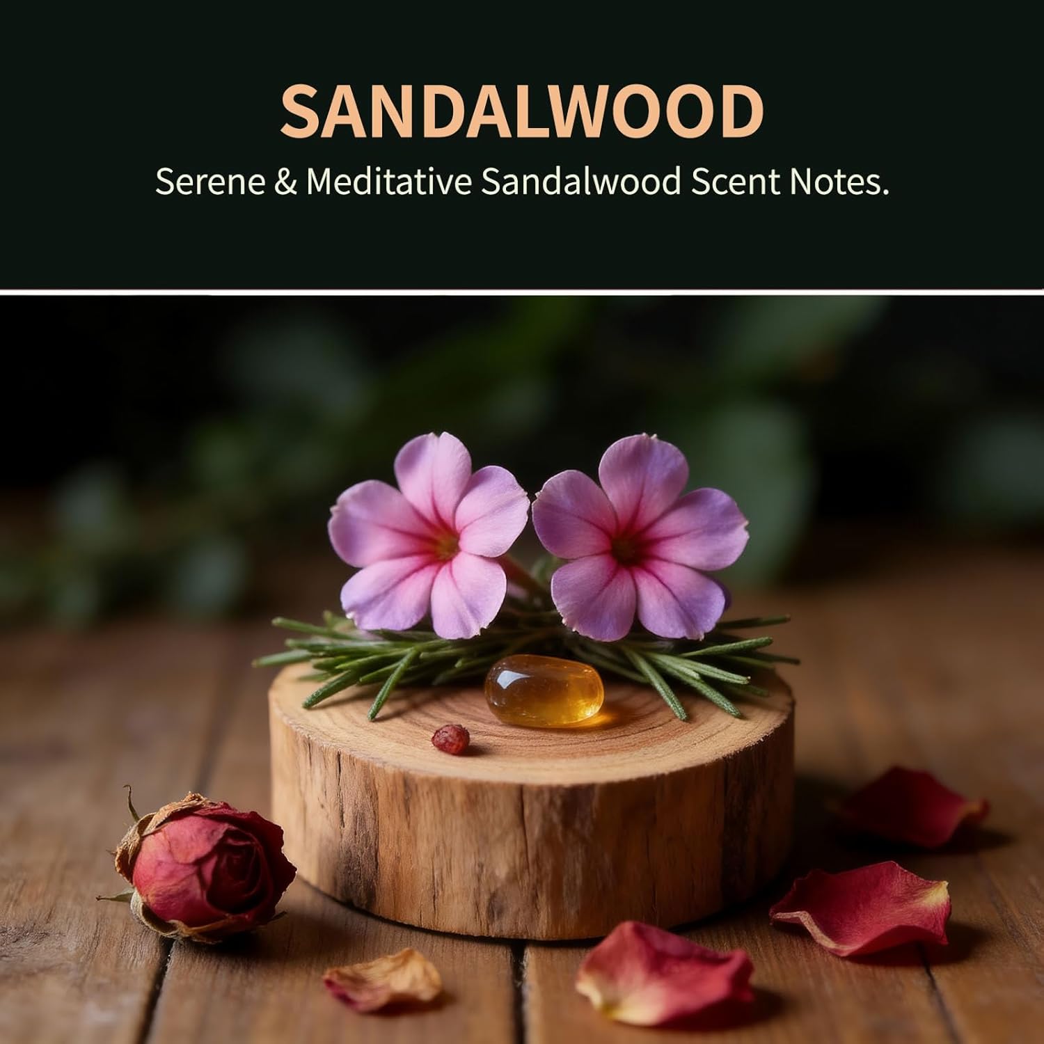 Car Air Freshener Hanging 2 Pack, Sandalwood Scent Essential Oil Diffuser Long Lasting Up to 150 Days, Cute Car Accessories with 2 Vent Clip for Women Men Gift, Odor Eliminator - Image 2