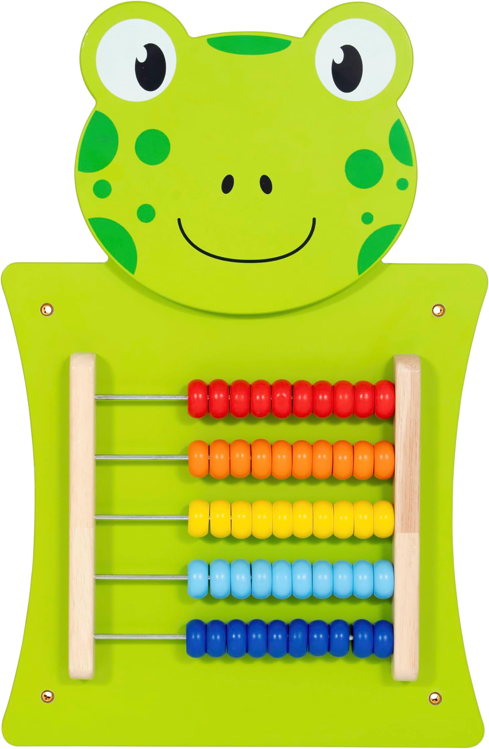SPARK & WOW Frog Activity Wall Panel - Toddler Activity Centre - Wall-Mounted Toy for Kids Aged 18M Plus - Decor for Bedrooms and Play Areas
