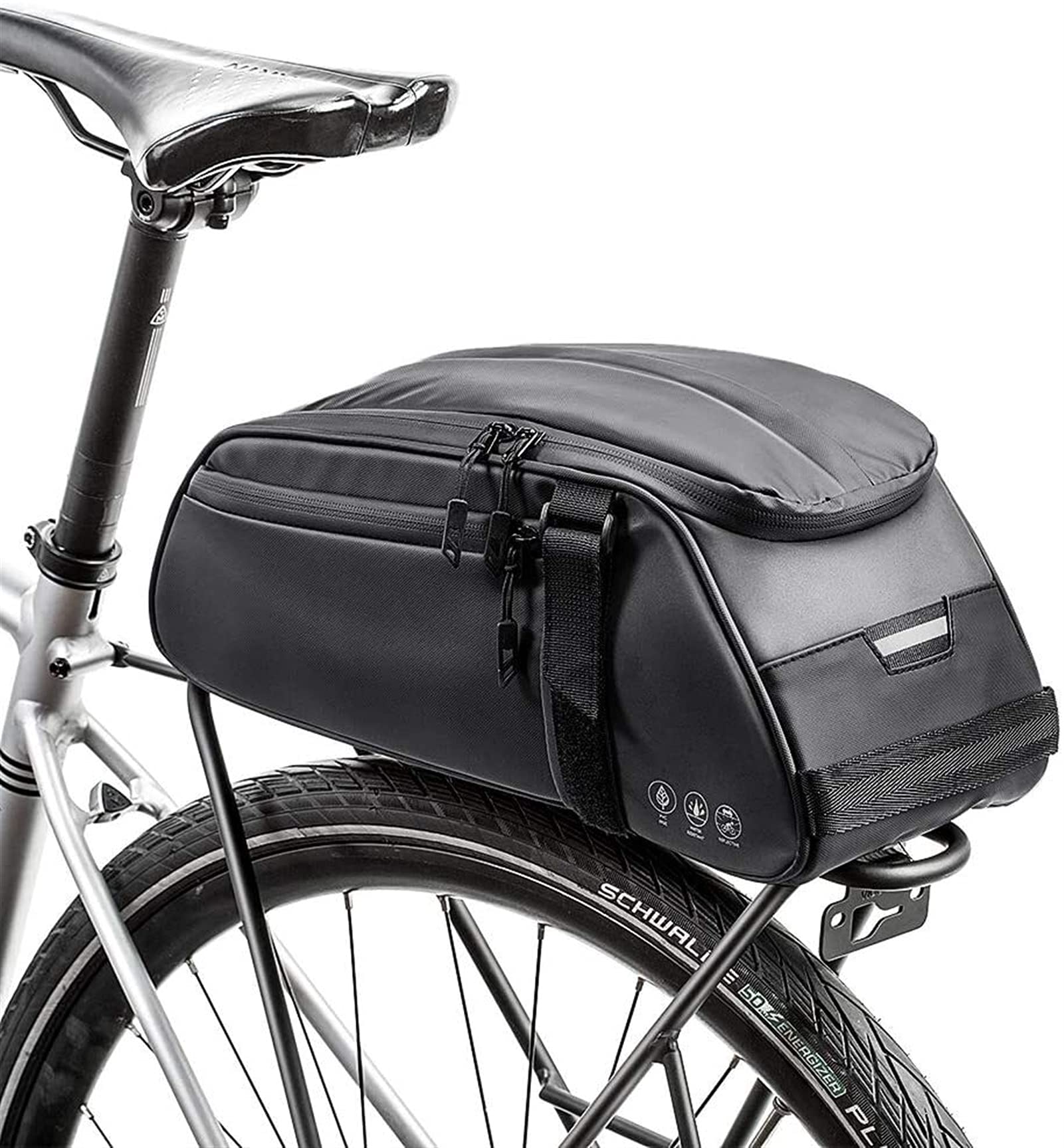 Bolsa de camello para bicicleta de montaña impermeable y ajustable al asiento trasero
