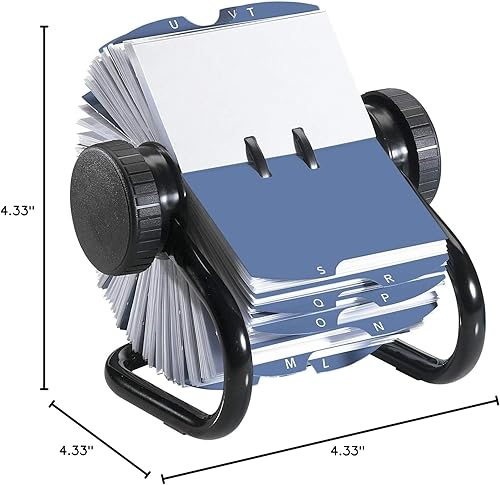 Miniatura 9 de Rolodex Archivo de la tarjeta giratoria de 500 cartas  Tarjetero