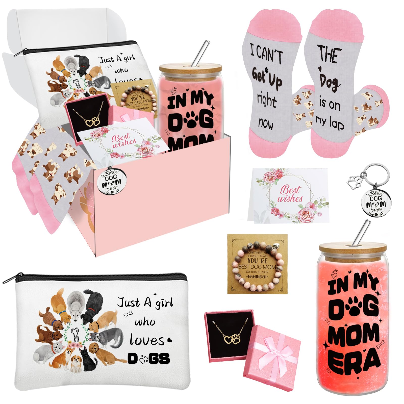 Panier cadeau amoureux des chiens : idée unique Noël et Fête des Mères - 15
