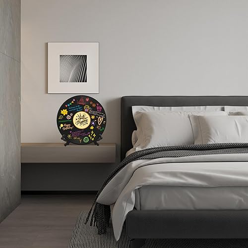 Miniatura 7 de Disco de vinilo para decoración de cumpleaños, libro de invitados alternativas, decoración de cumpleaños, suministros de fiesta, cartel de letrero