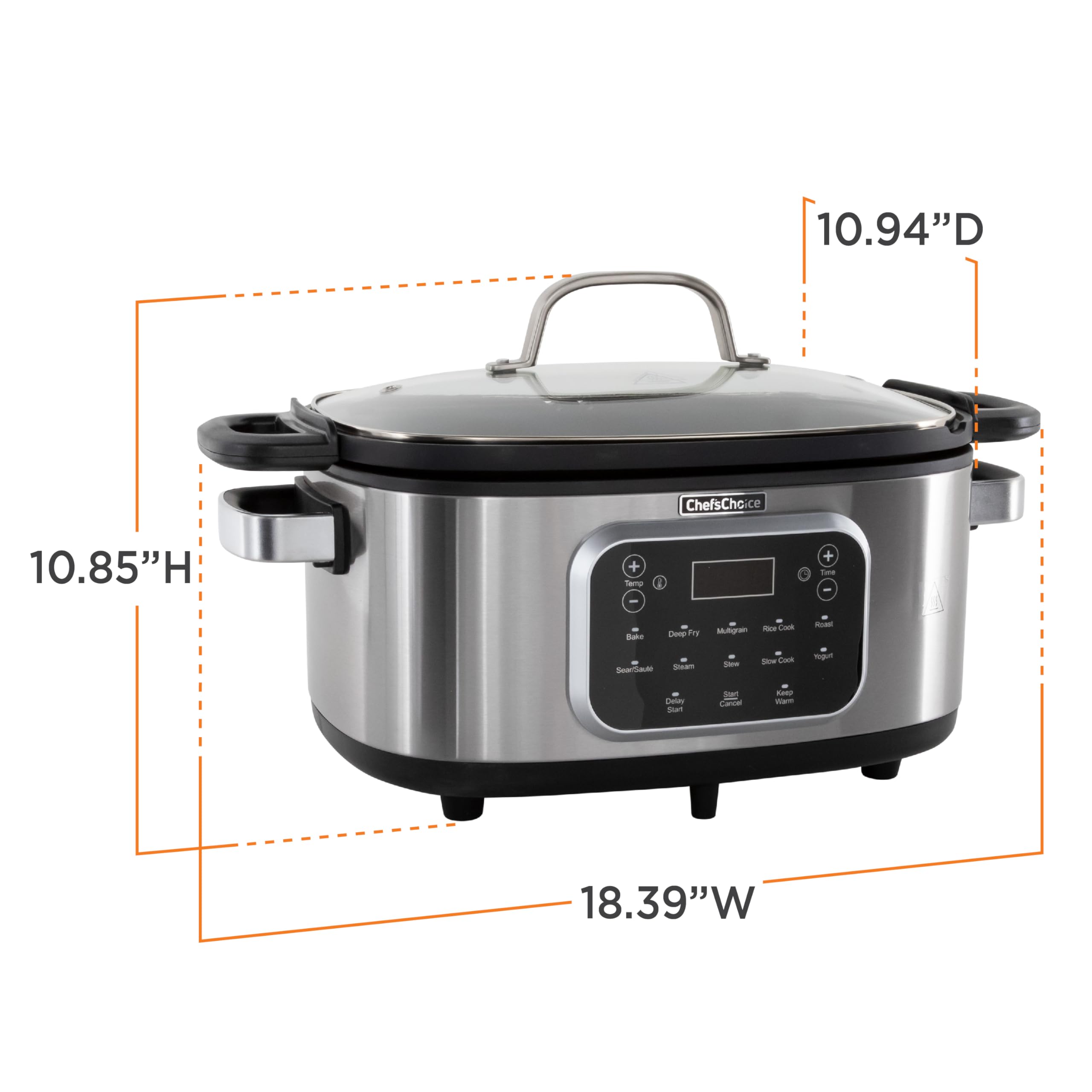 Amazon.com: Chef'sChoice Multicooker, Large 6-Quart Capacity