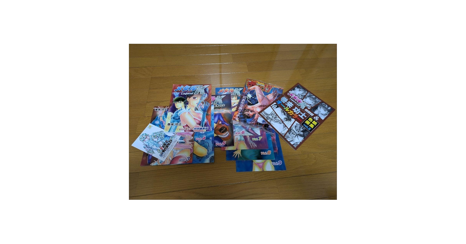 【イベント限定】巻来功士　メタルKサイン入りカラーイラスト色紙 ④ イベント限定】巻来功士 メタルKサイン入りカラーイラスト色紙