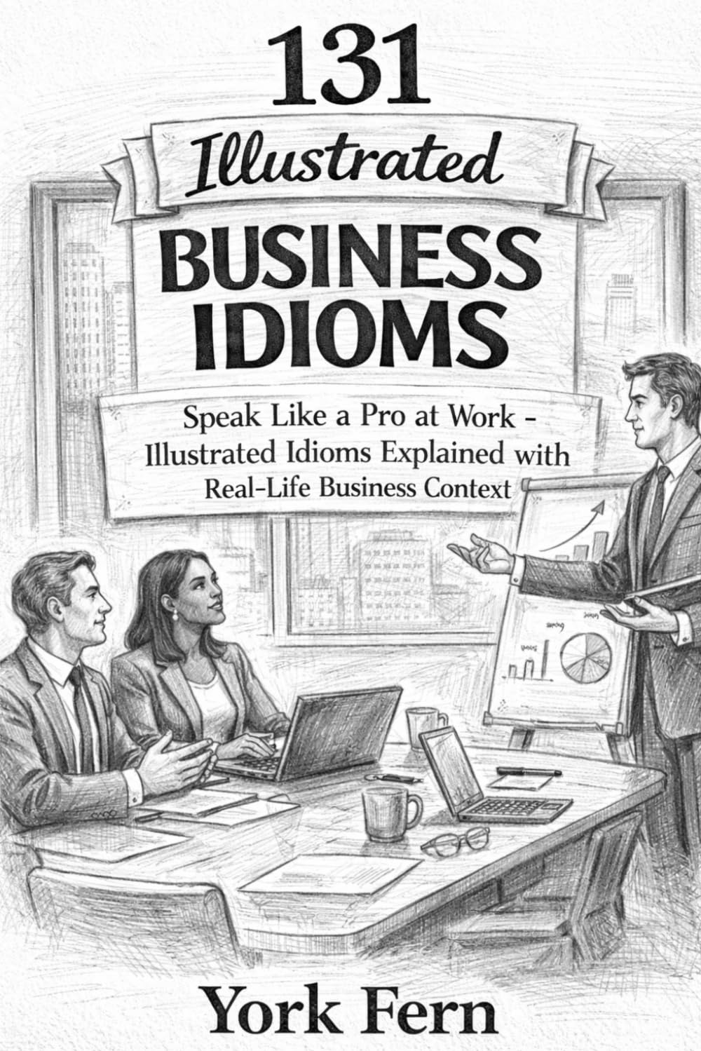 131 Illustrated Business Idioms: Speak Like a Pro at Work—Illustrated Idioms Explained with Real-Life Business Context (Learn English)