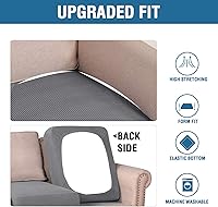 Vista 160 de H.VERSAILTEX Multi-Pieces Sofa Covers Stretch Couch Covers Form Fitted Seats and Back Cushions Covers