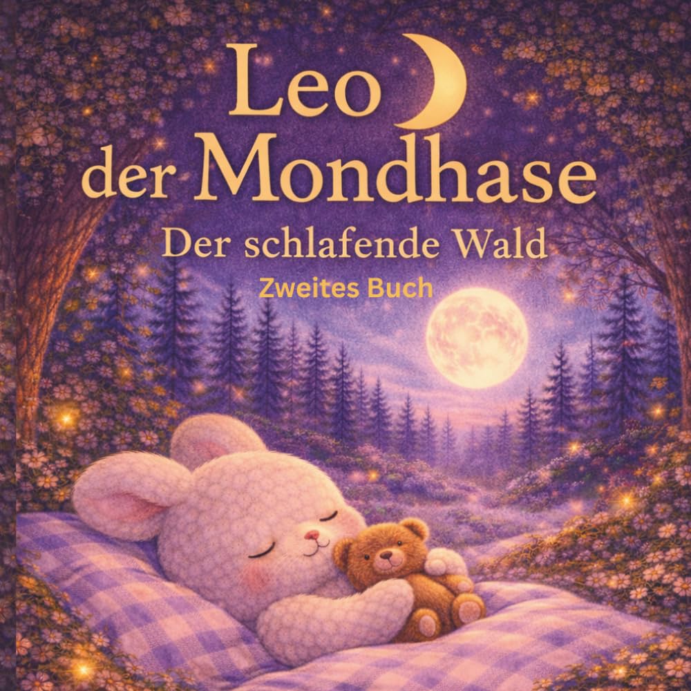 Leo der Mondhase - Der schlafende Wald: Eine ruhige Gute-Nacht-Geschichte zum Einschlafen für Kinder 3-6 Jahren